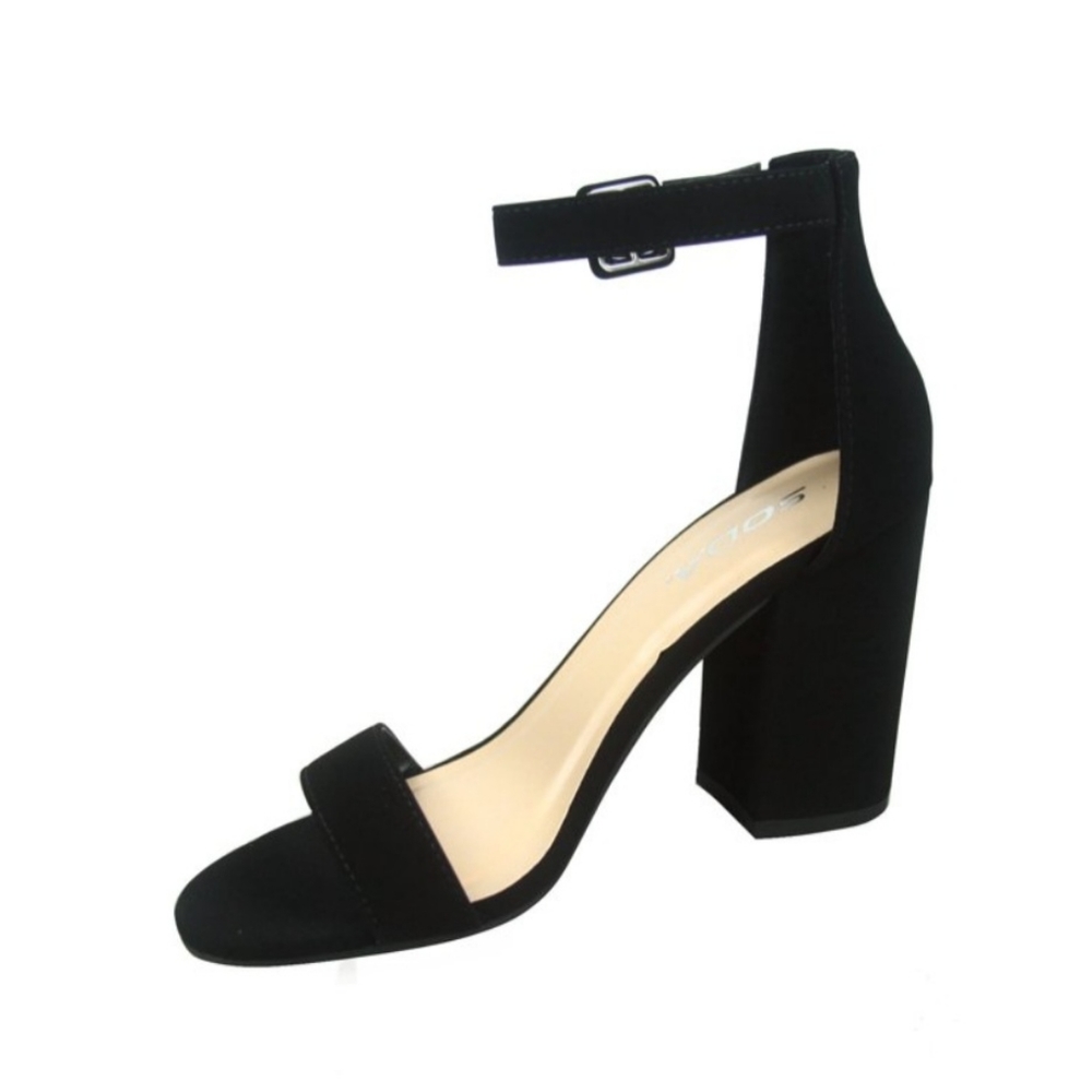 SODA chunky high heel shoes